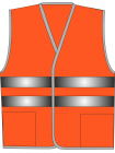 Жилет сигнальный SV10-Оксфорд оранжевый оптом