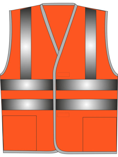 Жилет сигнальный SV83-сетка оранжевый