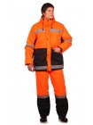 Рабочий костюм Метеор оранжевый с черным  оптом