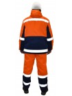 Рабочий костюм Метеор оранжевый с синим оптом