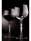 Два бокала для вина «Фантазия», с кристаллами оптом