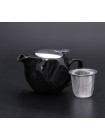 Заварочный чайник «Эстет», черный оптом